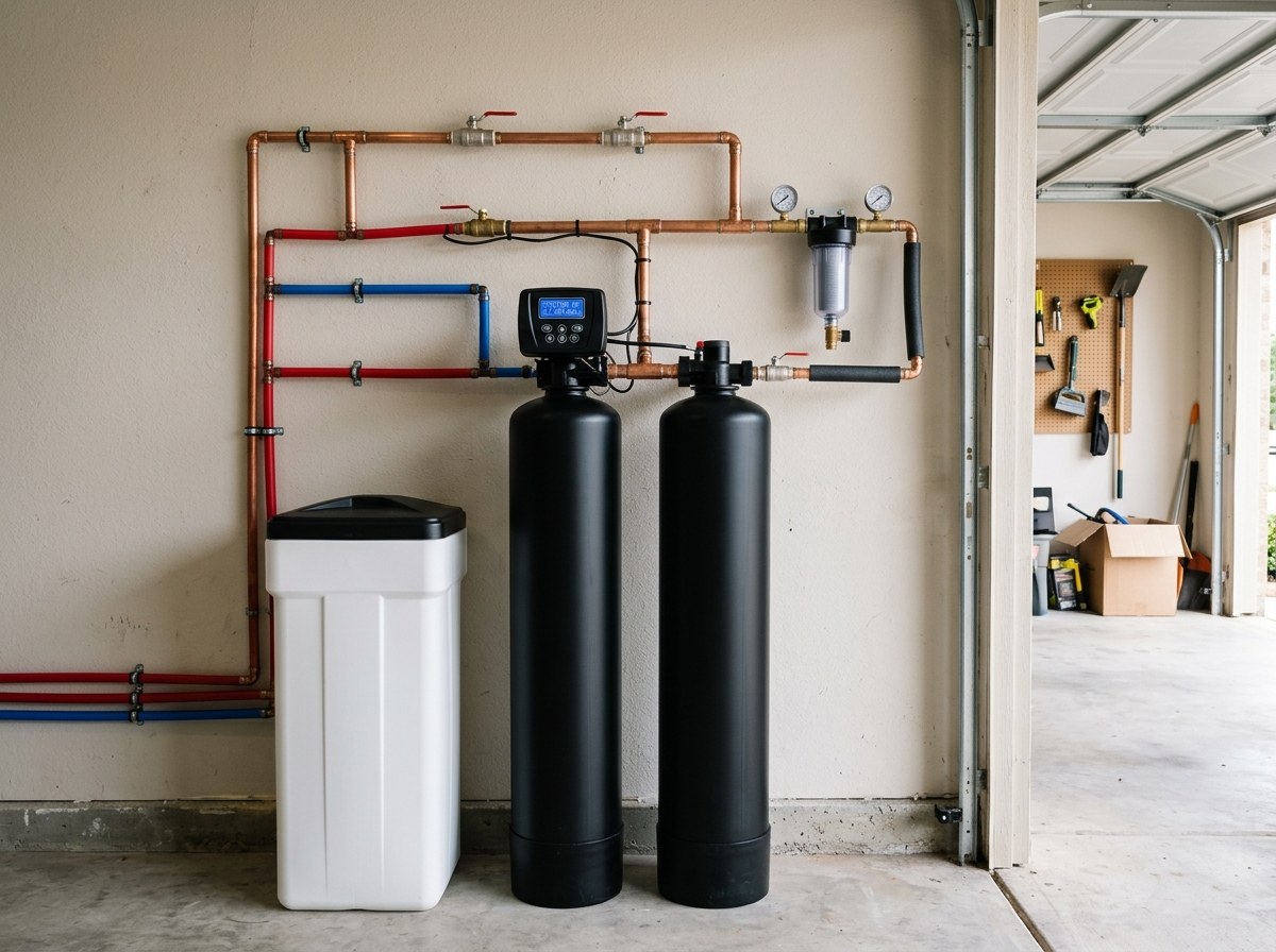 Water softeners and filtration